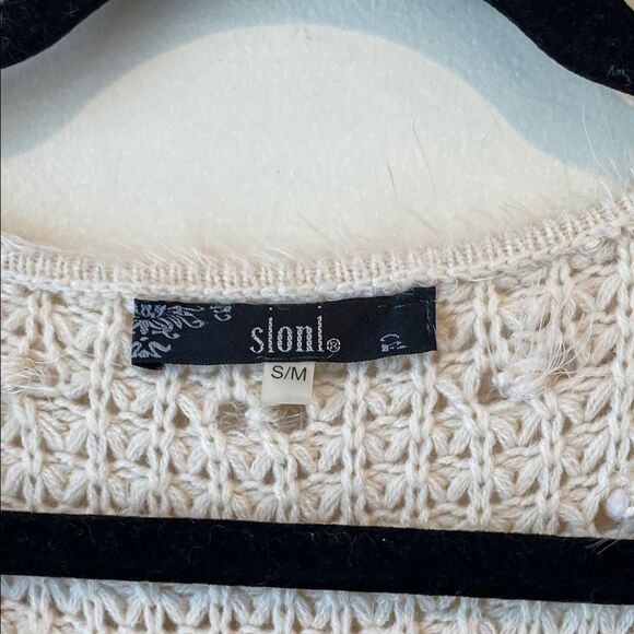 Sioni Cream Knit Vest with Fringe - Picture 2 of 5